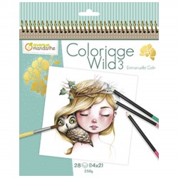 Cuaderno colorear Wild 3