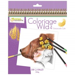 Cuaderno Colorear Wild 4