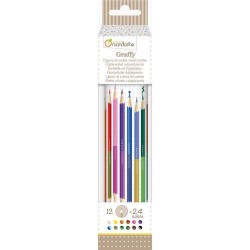 12 lápices de colores doble...