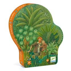 Puzzle Silueta En la jungla...