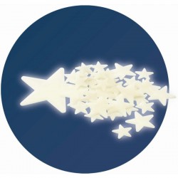 Stickers fosforescentes estrellas