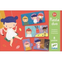 PUZZLE DUO EMOCIONES DJECO