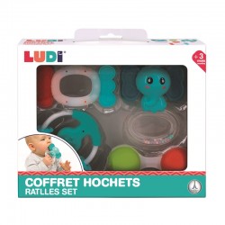 Conjunto 4 sonajeros Ludi