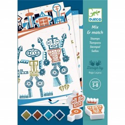 Sellos Alien robots Djeco