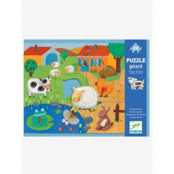 Puzzle táctil animales de la granja