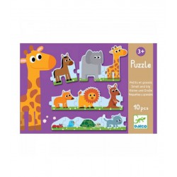 Puzzle pequeñas y grandes 10 piezas