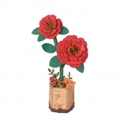 Camelia Roja Maqueta flores