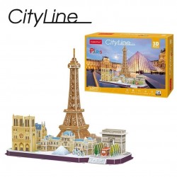 City Line: Paris Puzzle 3D