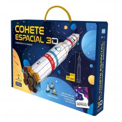 Cohete espacial  con libro...