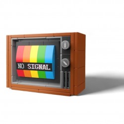Television maqueta retro 1970