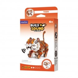 Puzzle 3D con sonido- Tigre...