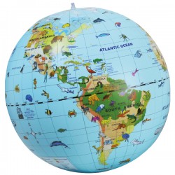 Globo terráqueo inflable 50...