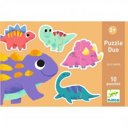 Educativos Puzzle dúo Dinos...