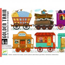 Cartas Golden Train Djeco