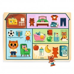 Encajable Puzzlo House Djeco