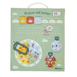 Calendario con el tiempo de...