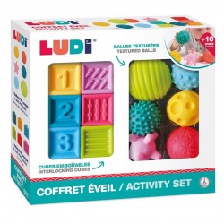 Ludi Conjunto 6 bolas 6 cubos