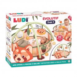 Alfombra Panda rojo Ludi