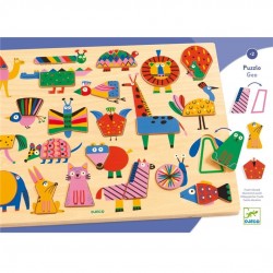 Encajable Puzzlo Geo FSC Djeco