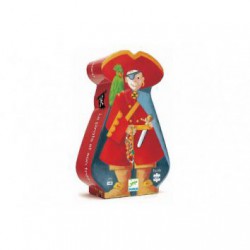 Puzzle silueta Pirata 36 pcs