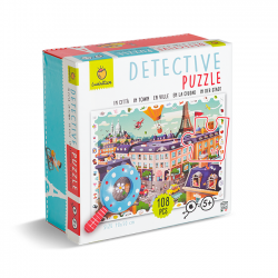 Puzzle de detective en la...