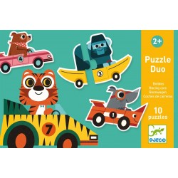 Educativos Puzzle Dúo Bólidos