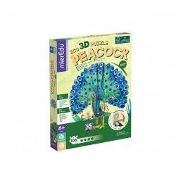 Eco 3D Puzzle - Pavo real